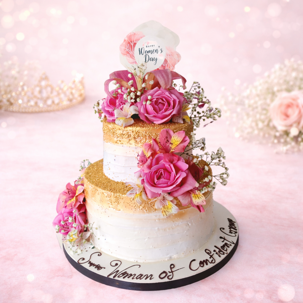 Blooming Boldly Cake