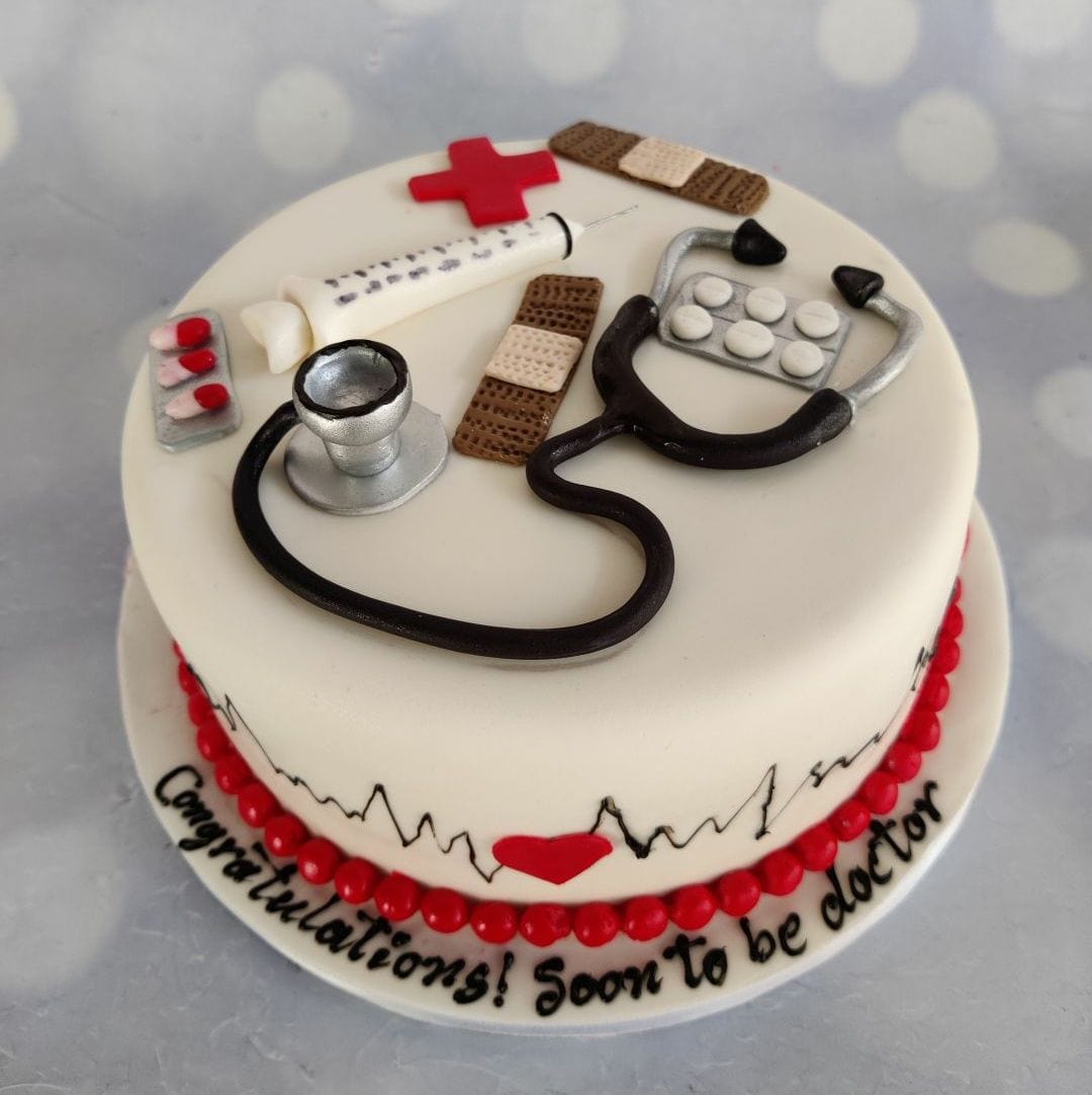 Doctor Theme Cute Designer Cake - Avon Bakers