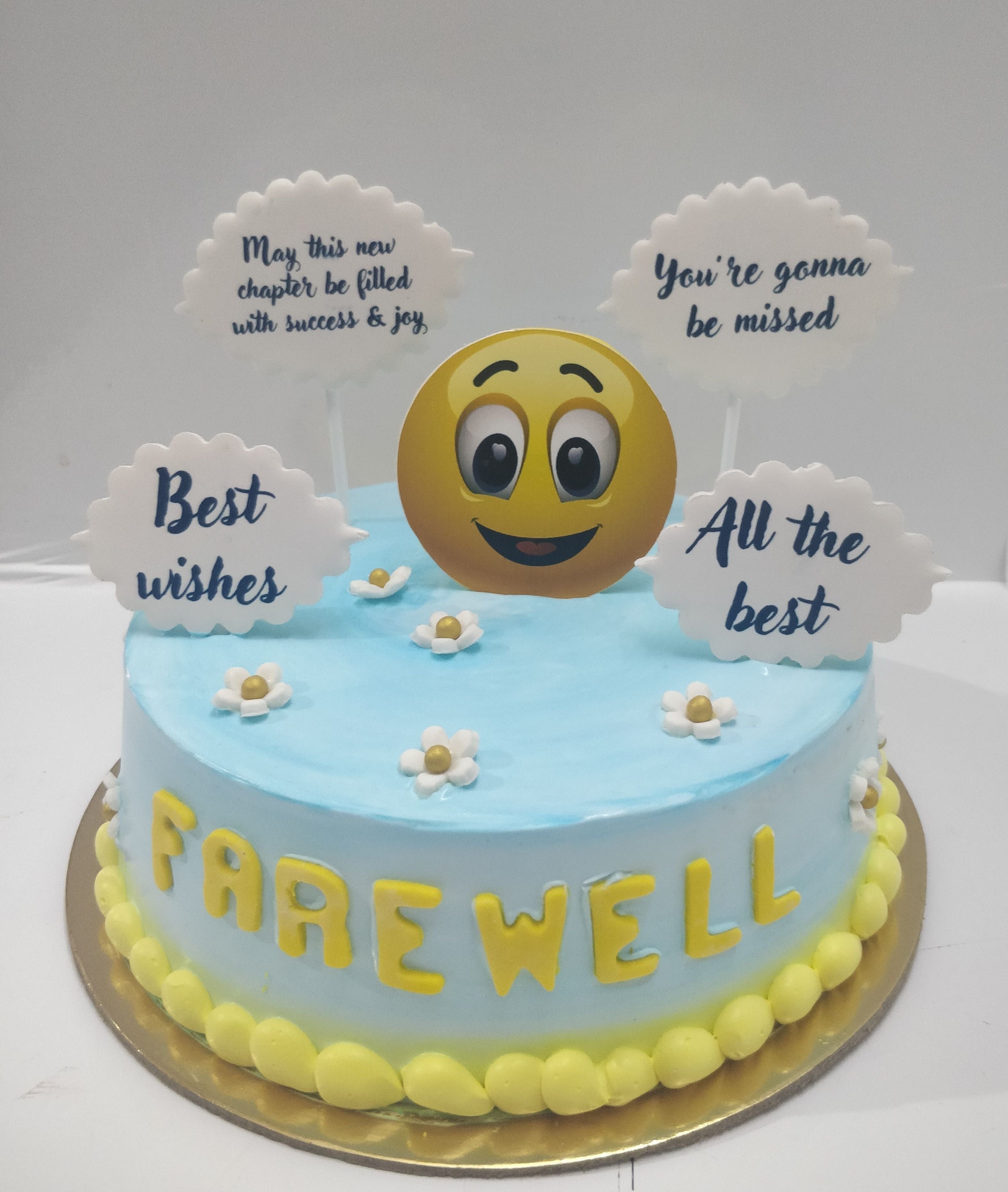 Cake For Farewell | bakehoney.com