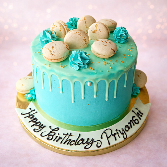 A Touch of Blue Cake!