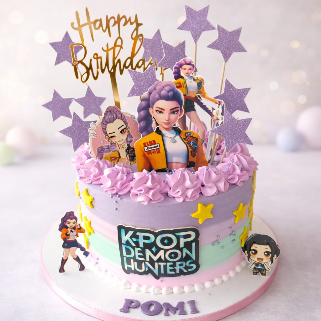 K-Pop Star Birthday Magic Cake