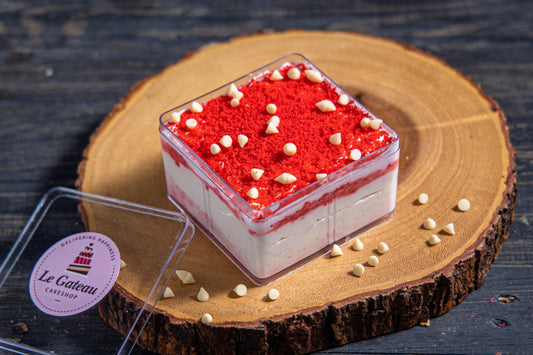 legateaucakes 300g / Eggless Red Velvet Mousse Cake Tub (300g)