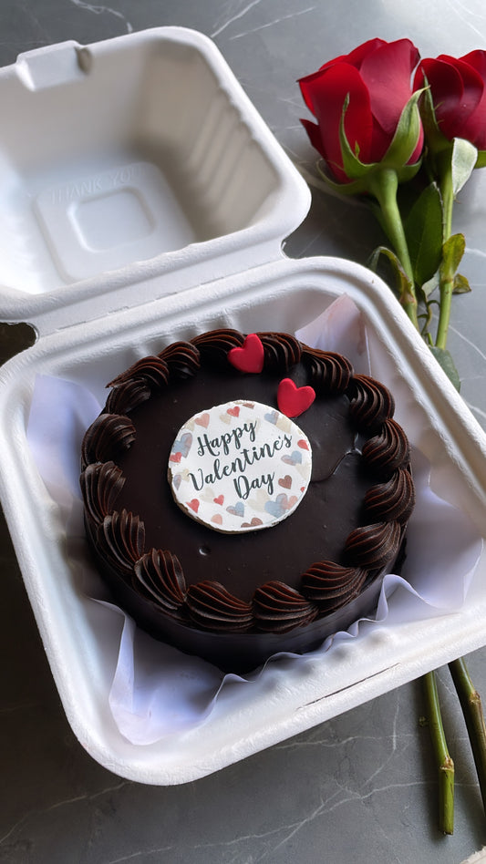 Valentine Chocolate Bento Cake