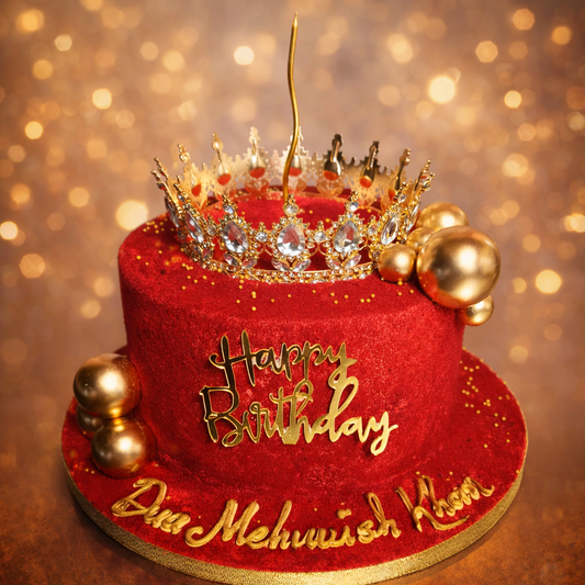 The Royal Crown Velvet Cake