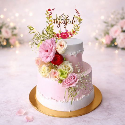 Floral Wedding Cake