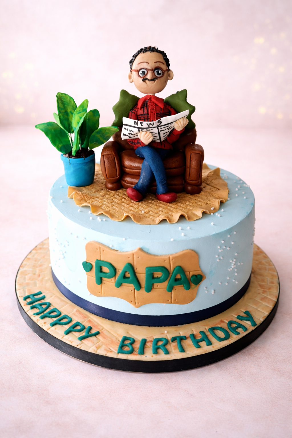Papa’s Cozy Moment Cake