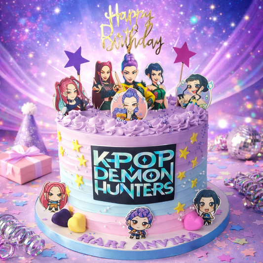 K-Pop Star Guardians Cake
