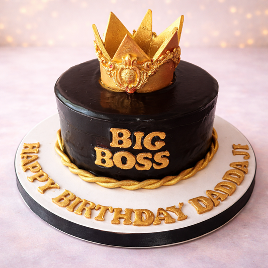 King Crown Birthday Cake
