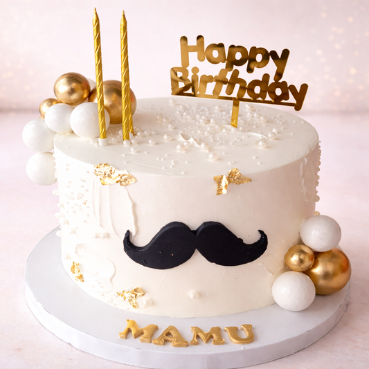 Classic Gentleman Birthday Cake