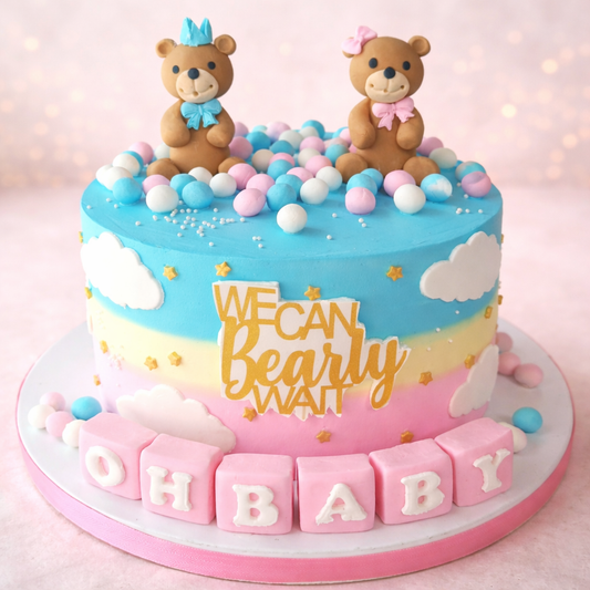 We Can Bearly Wait Cake