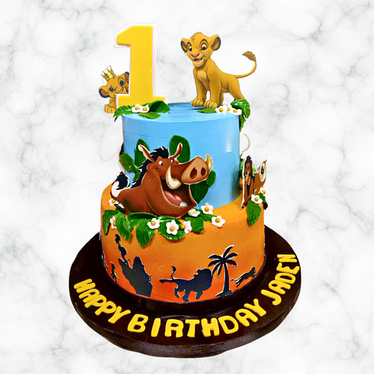 A Lion King Celebration Cake!