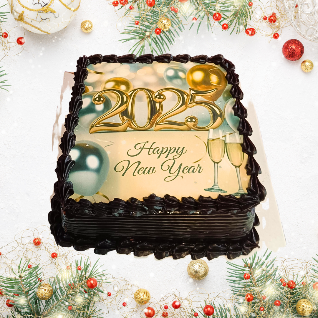 New Year 2025 Cake