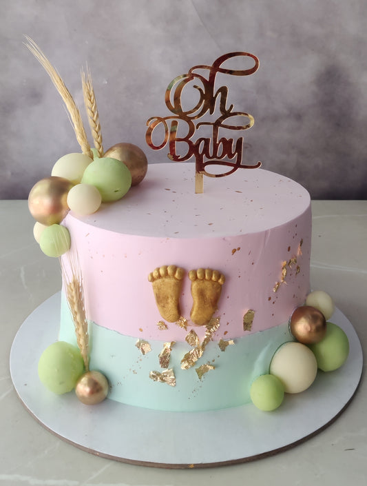 Aesthetic Baby Shower Cake