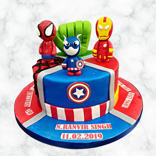 Superhero Fun Cake