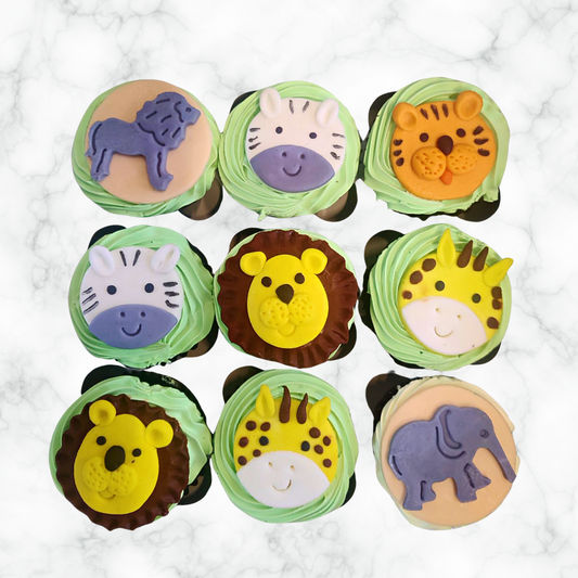 Jungle Cupcakes (Box of 9)