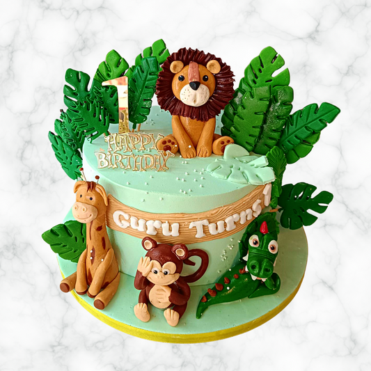 Animal Companions Cake