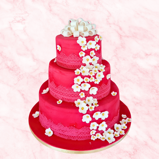 Crimson Celebration cake