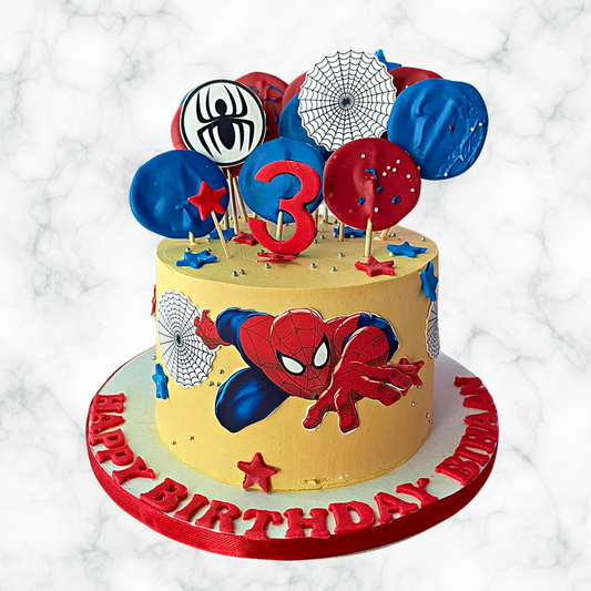 A Cool Spidey Cake!