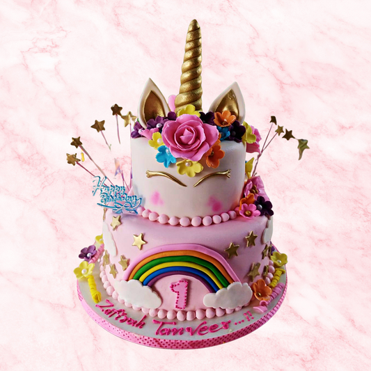Rainbow & Unicorn Dream Cake!