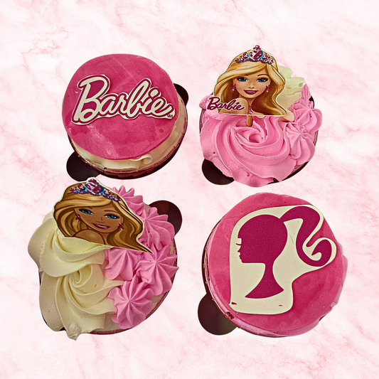 Barbie Cupcakes (Box Of 4)