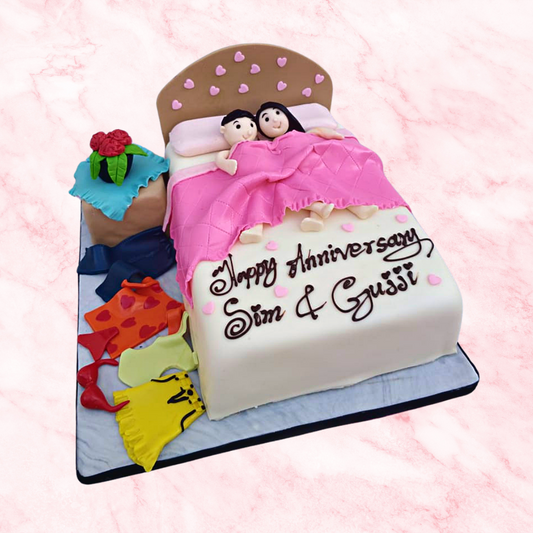 Romantic Anniversary Cake