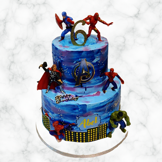 Earth's Mightiest Heroes Cake