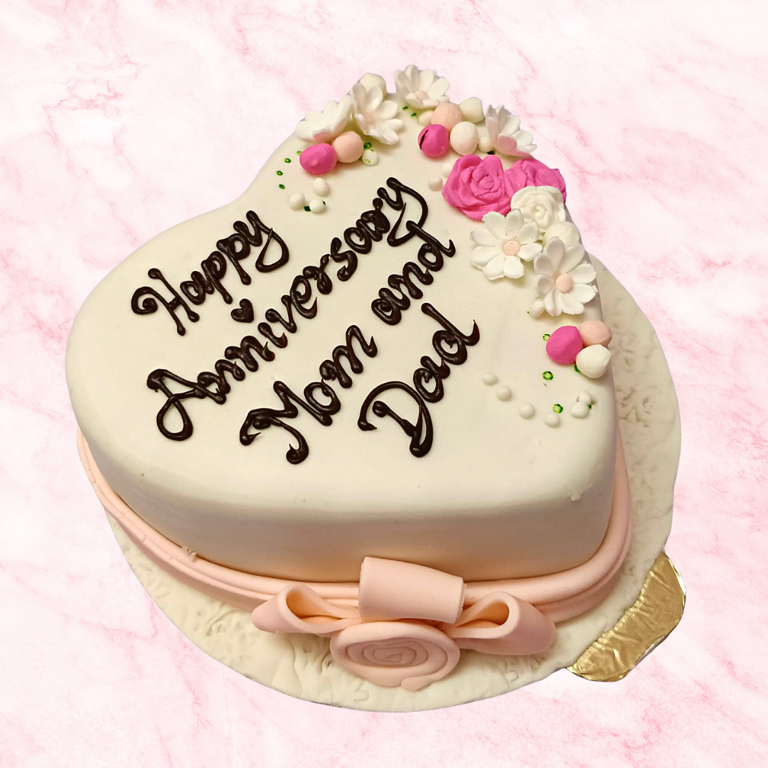 Heartfelt Anniversary Cake Legateaucakes 