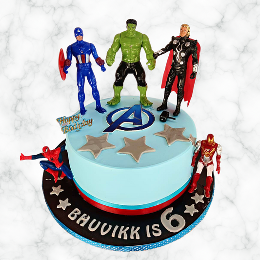 A Super Squad Cake