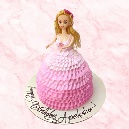 Barbie Gown Cake 2