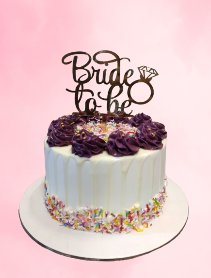 Bride To Be Drip Cake