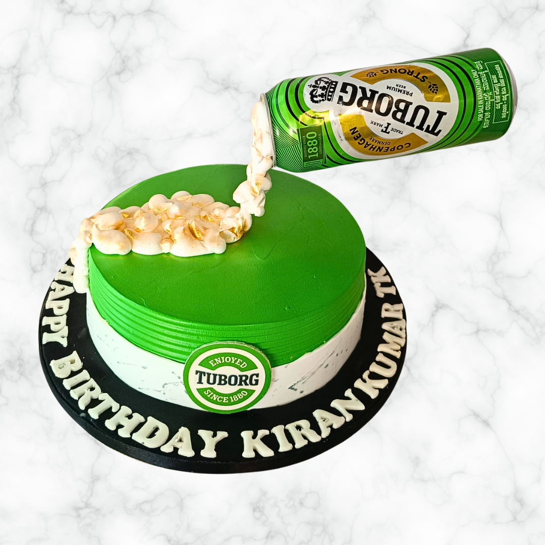 Tuborg Birthday Celebration Cake