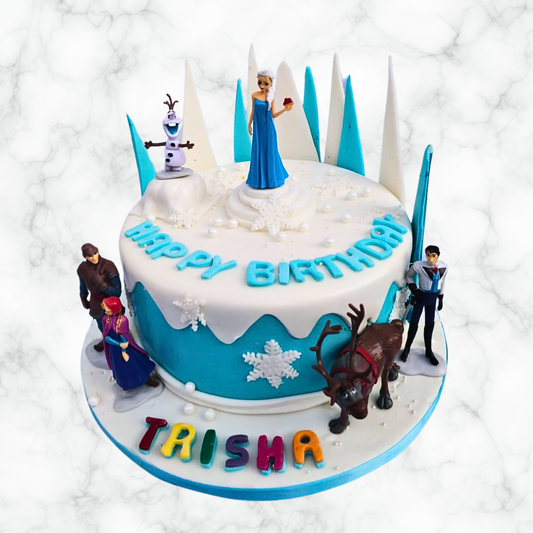 A Frozen Fairytale Cake