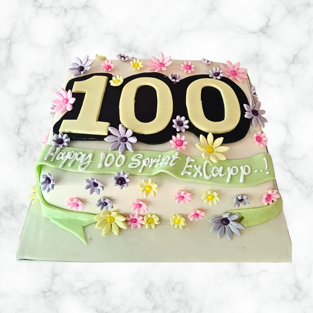 Century of Bloom Cake