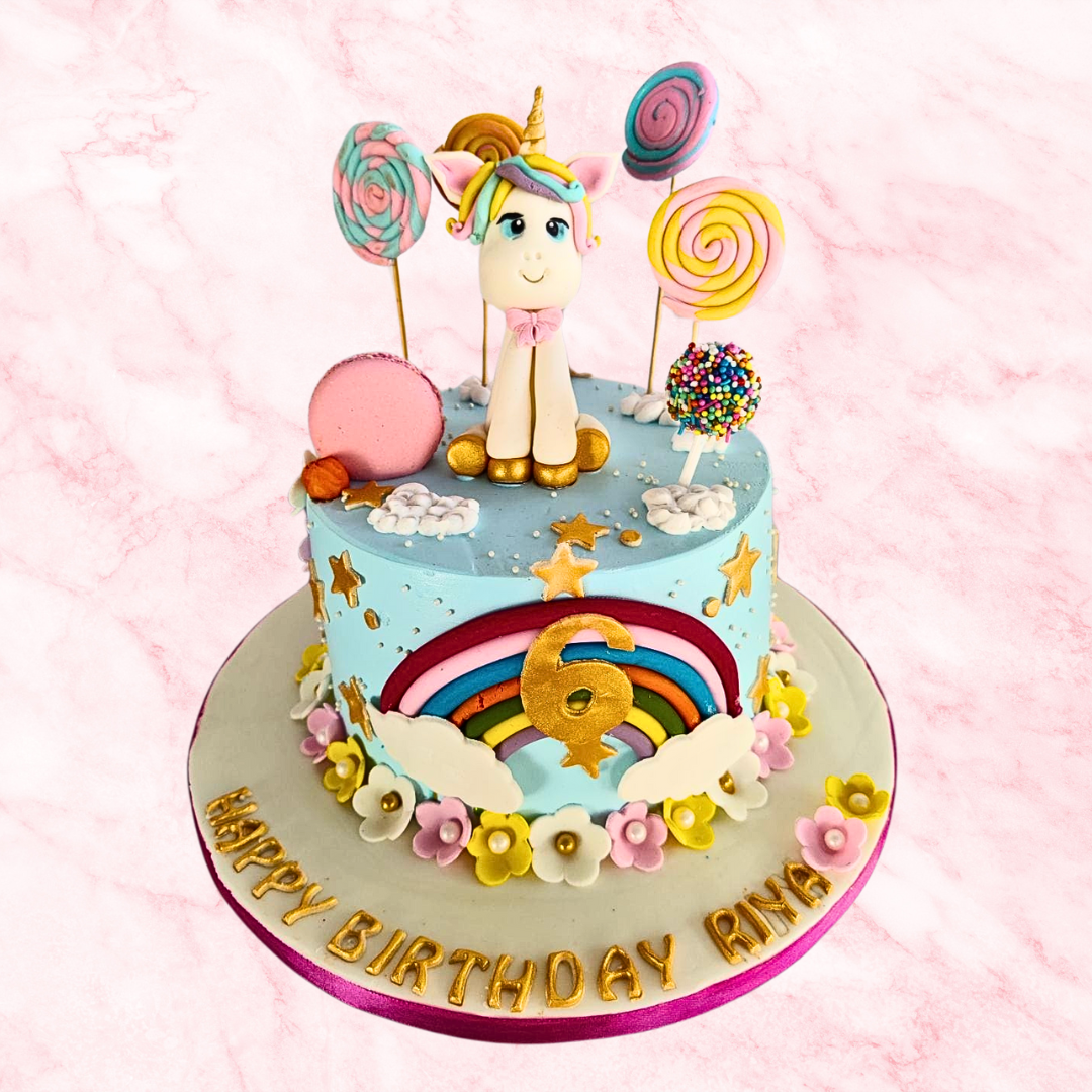 Rainbow Unicorn Cake – legateaucakes