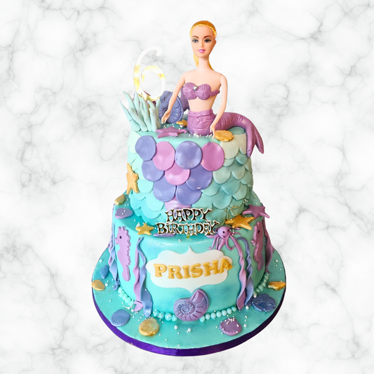 Mermaid Princess cake