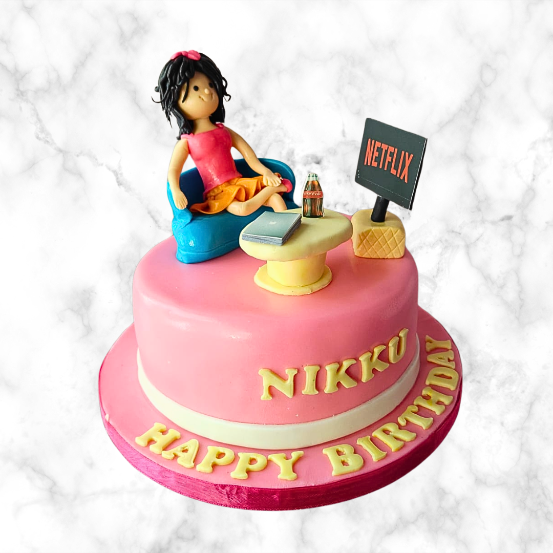 Netflix & Chill Birthday Cake