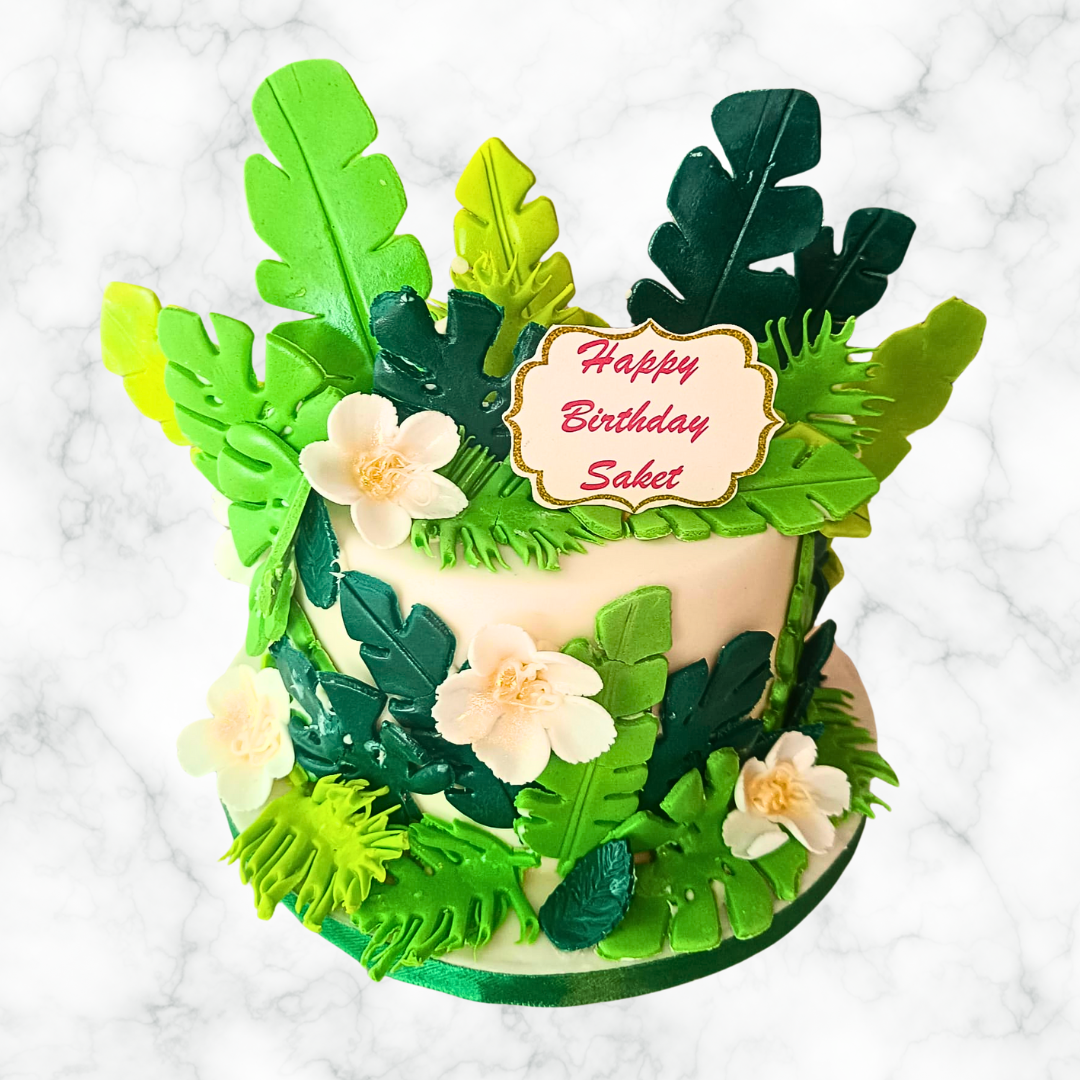 A Blooming Birthday Cake