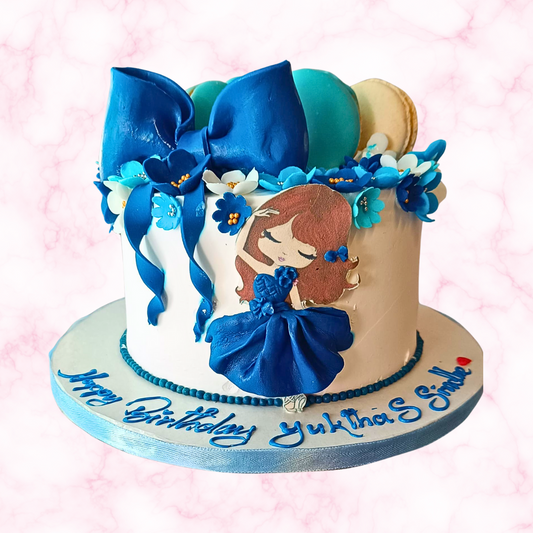 Blue Belle Cake