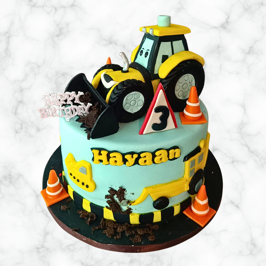 Little Builder's Big Day Cake