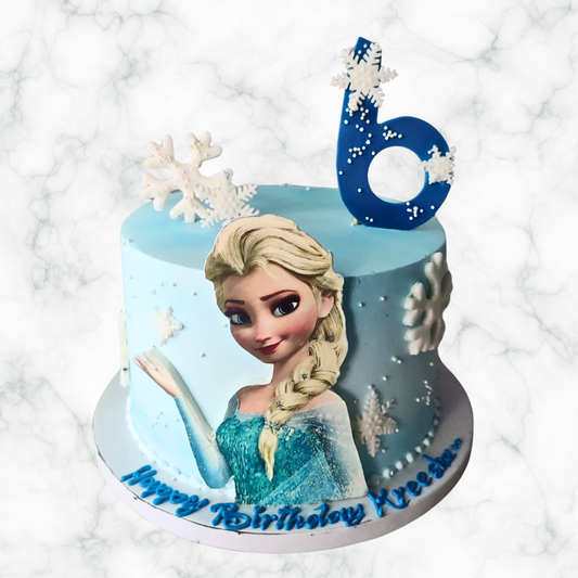 An Elsa Extravaganza Cake
