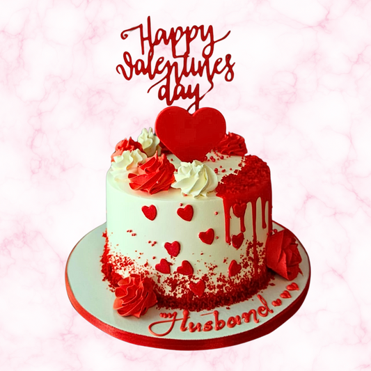 Happy Valentine's Day Cake