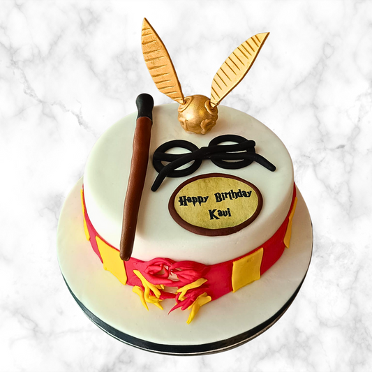 Magical Wizarding Birthday Cake