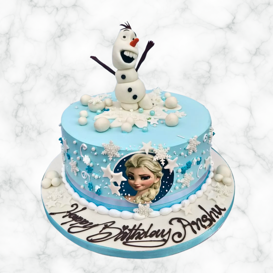 Summer Surprise for Olaf Cake