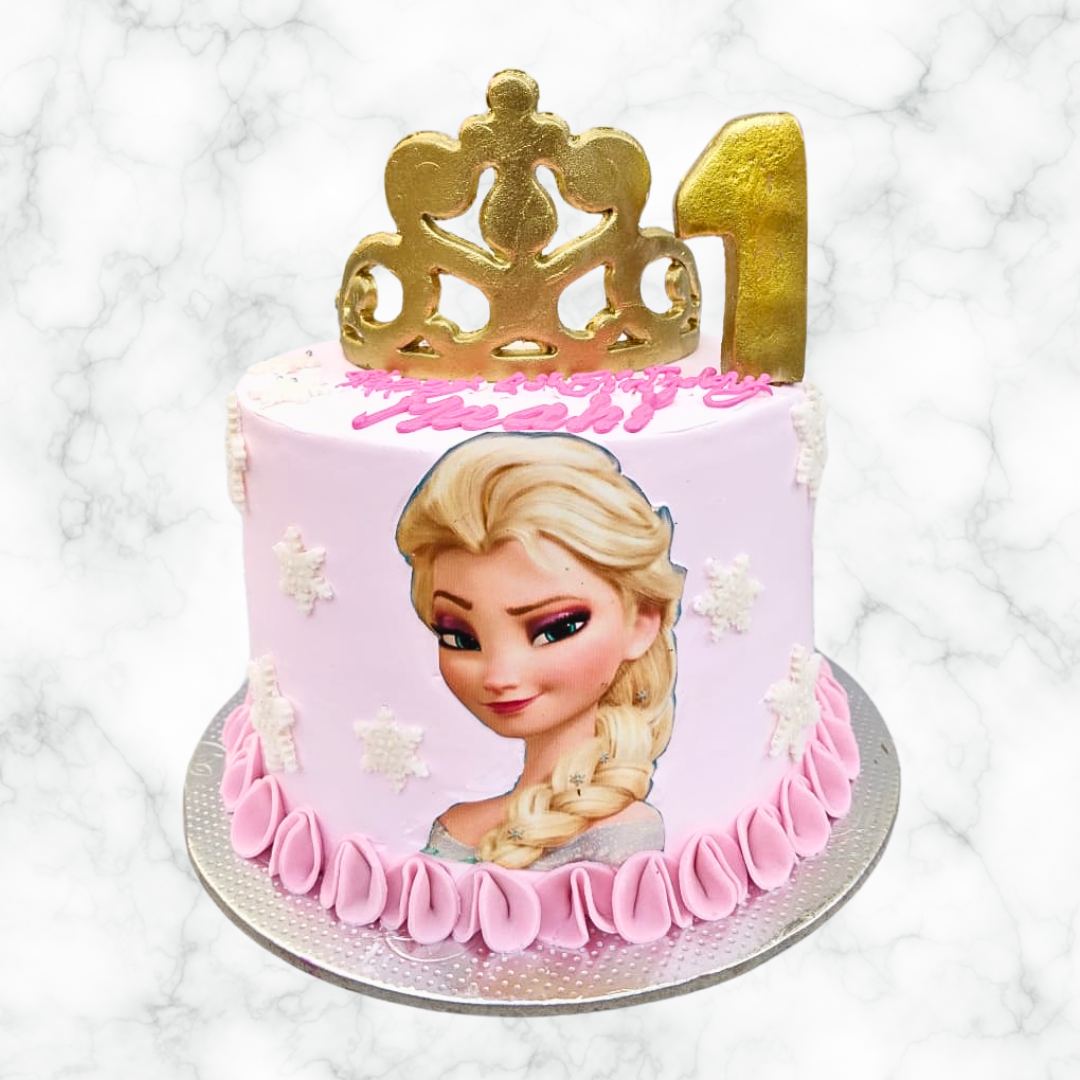 Frosted Birthday Little Princess Cake