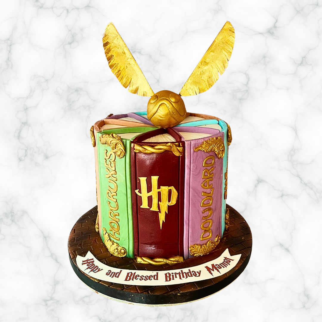 Spellbound Snitch Cake