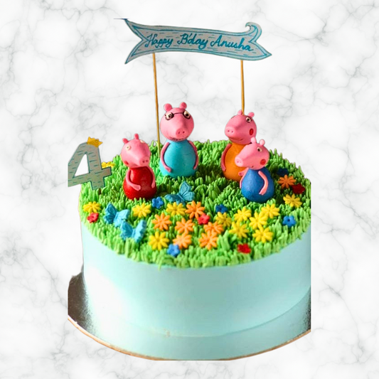 Peppa with Friends Celebration Cake