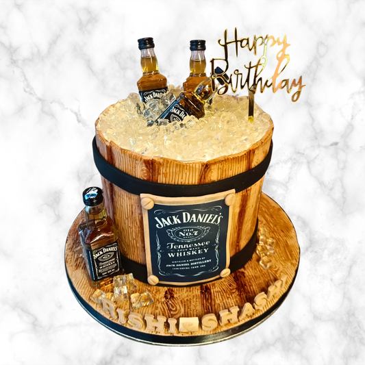 Jack Daniel's Ice Bucket Cake