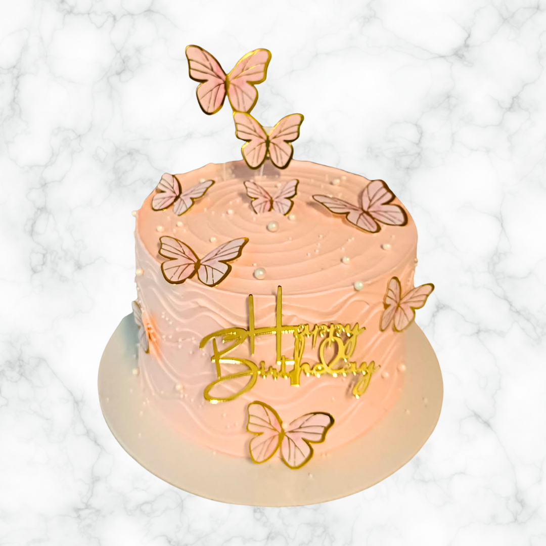 Pink Butterfly Bonanza Cake
