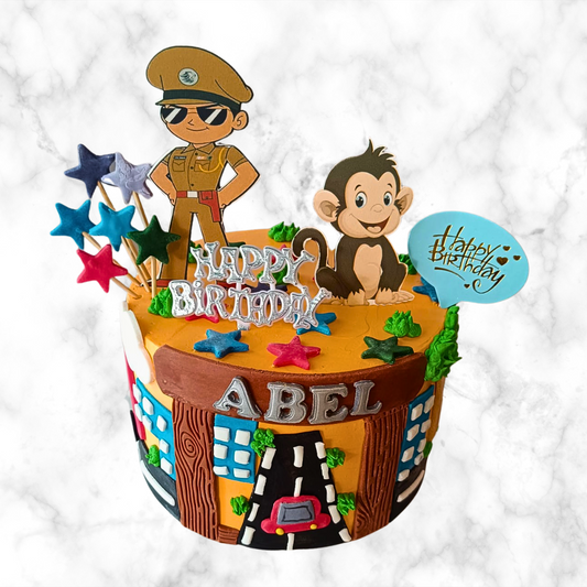 Policeman & Monkey Cake