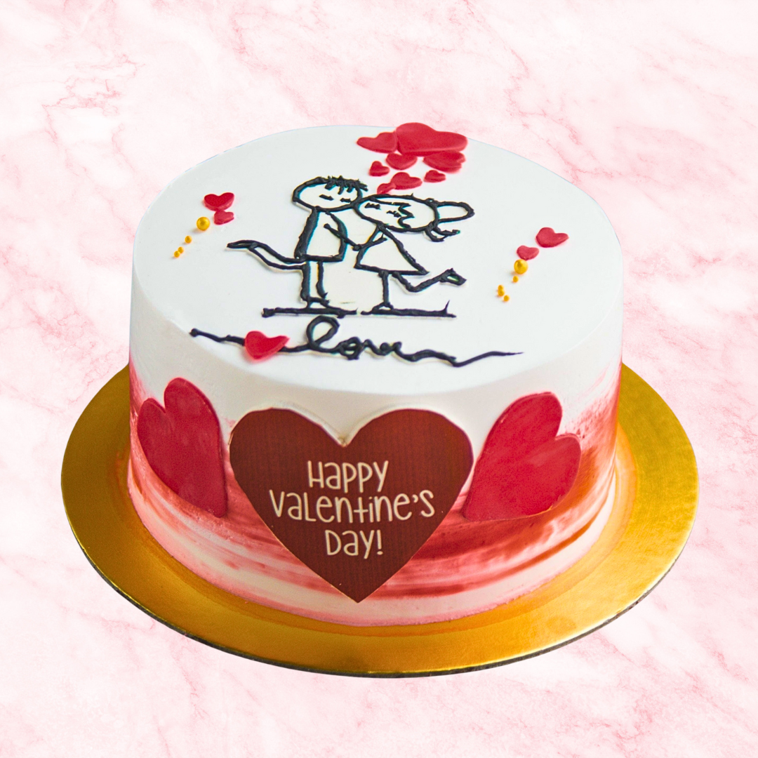 Valentine Sweetheart Cake